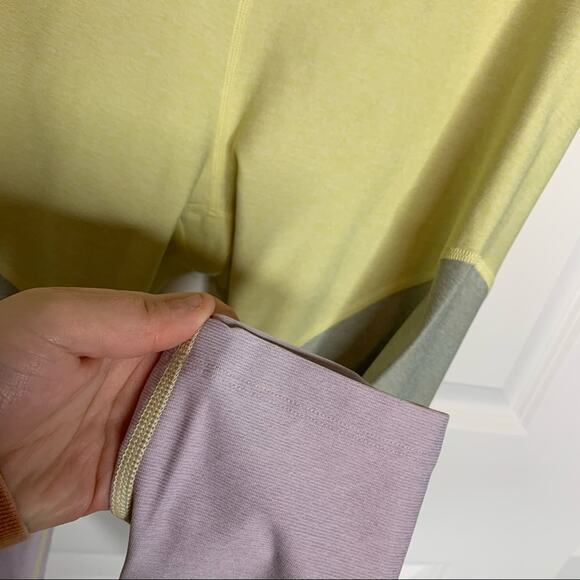 Outdoor Voices Springs Pastel Colorblock High Waist 7/8 Leggings Size Large - Picture 5 of 6